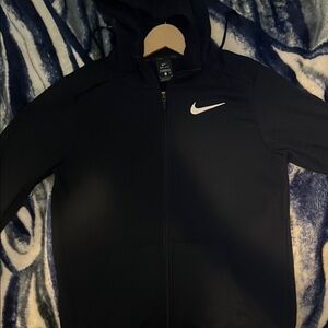 Nike Black Zip-Up Hoodie